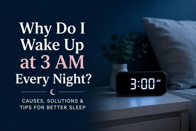 why do i wake up at 3 am every night